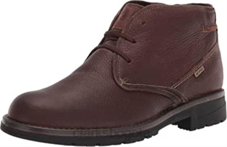 Clarks 0DX8L2280 Botas chukka impermeables con encaje morris de Clarks para hombre hombres