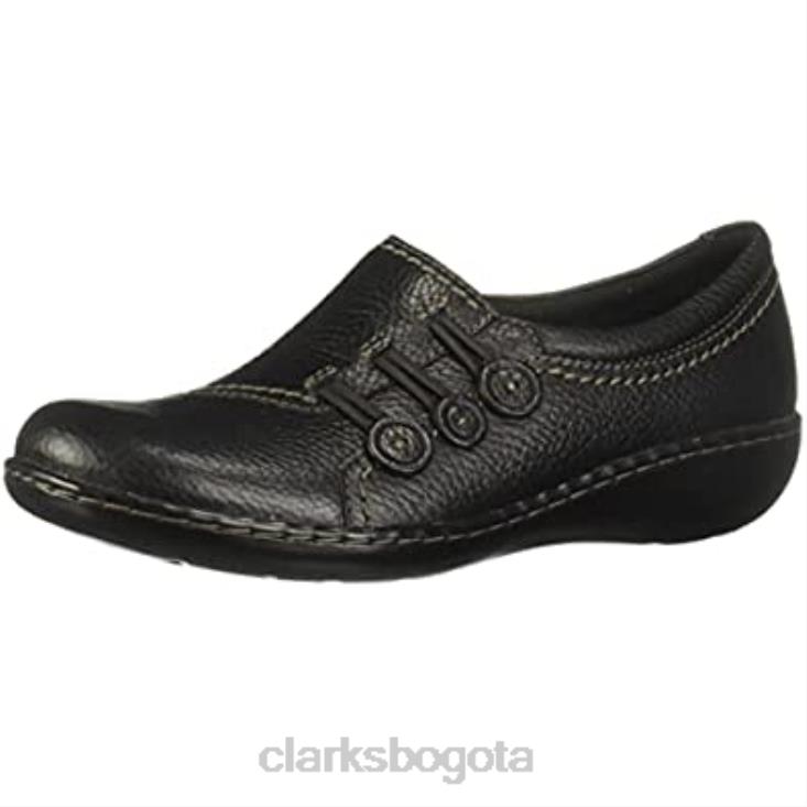 Clarks 0DX8L2284 mocasines sin cordones ashland effie negros para mujer clarks mujer
