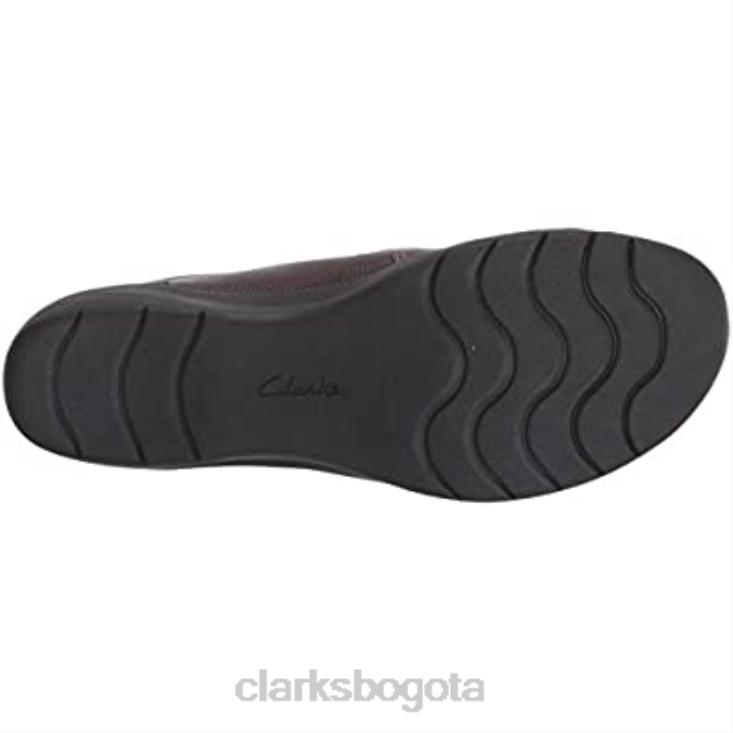 Clarks 0DX8L2285 clarks de cuero caído cheyn o nyx-negro para mujer cuero caído marrón oscuro mujer cuero caído marrón oscuro