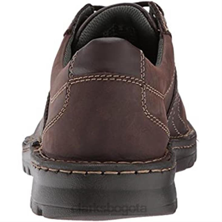 Clarks 0DX8L2286 mocasín vanek walk para hombre de cuero marrón oscuro clarks hombres cuero marrón oscuro
