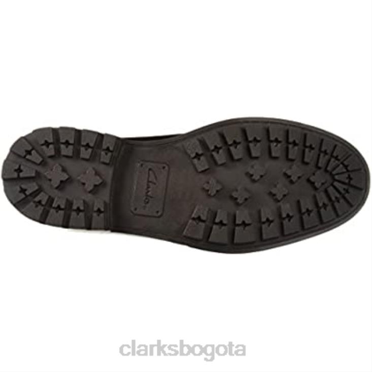 Clarks 0DX8L2288 Mocasín de paseo Clarks Curington para hombre de cuero marrón oscuro hombres cuero marrón oscuro
