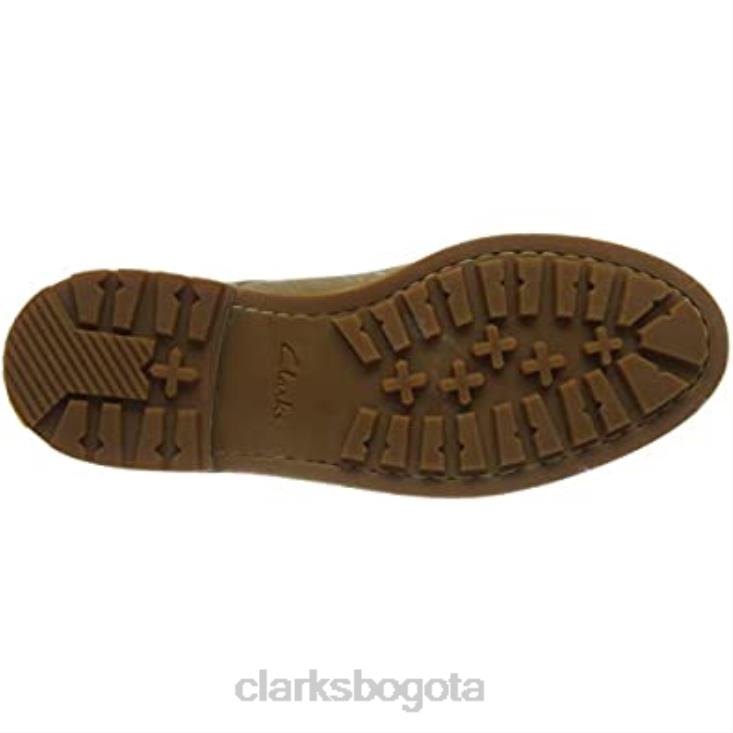 Clarks 0DX8L2298 zapatos clarks foxwell hall derbys para hombre beige ante arena oscuro ante arena oscuro hombres gamuza beige arena oscura