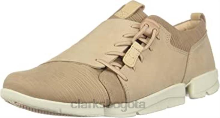 Clarks 0DX8L2300 zapato clarks tri camilla sand combi para mujer mujer combinación de arena