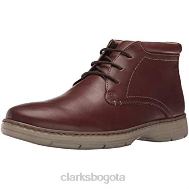 Clarks 0DX8L2305 Botas chukka de caña media Watts de Clarks color marrón para hombre hombres marrón