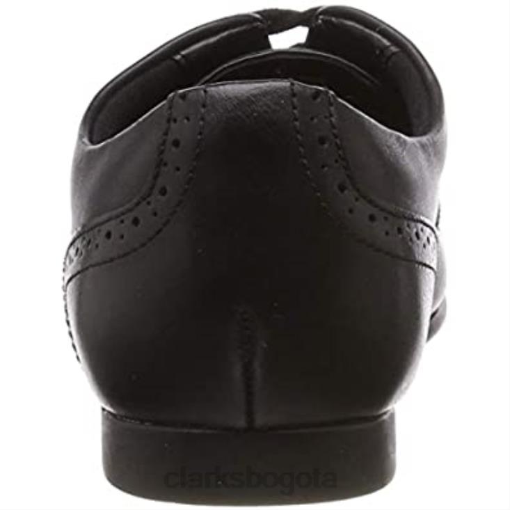 Clarks 0DX8L231 jules walk derbys clarks para niña negros niños cuero negro