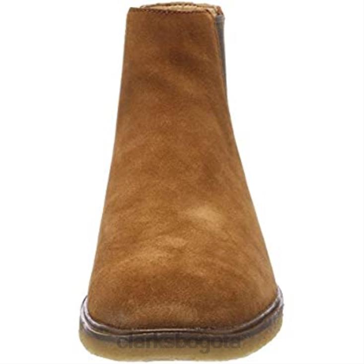 Clarks 0DX8L2310 botas chelsea clarkdale gobi de ante marrón oscuro clarks para hombre hombres gamuza marrón oscuro