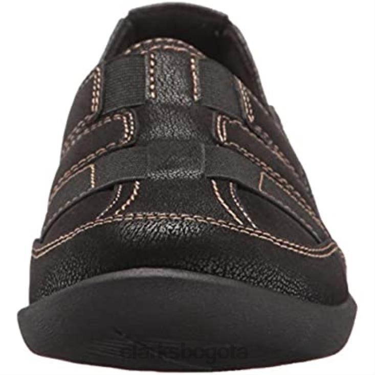 Clarks 0DX8L2311 Sandalia de pescador Sillian Stork para mujer clarks negro mujer negro