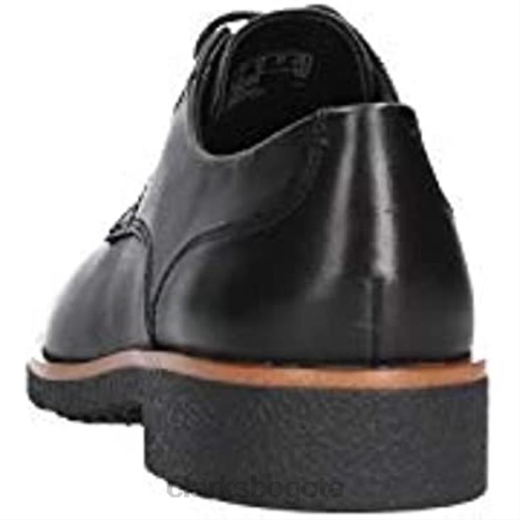 Clarks 0DX8L2313 zapatos clarks griff lane derby negros para mujer mujer cuero negro cuero negro