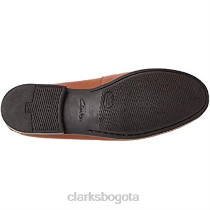 Clarks 0DX8L2314 zapatos clarks claude plaboat para hombre bronceado 9 hombres
