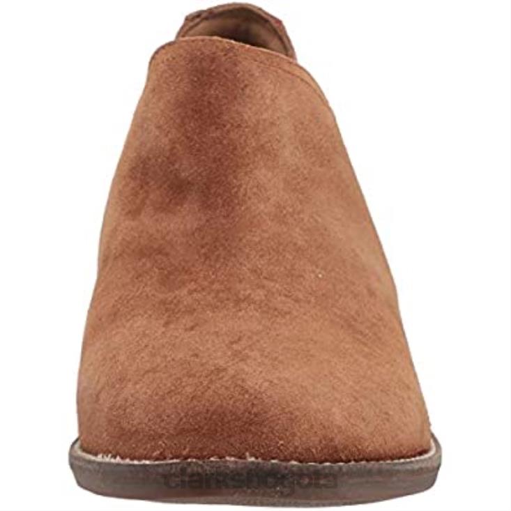 Clarks 0DX8L2320 Botín clarks camzmaple de ante color canela para mujer mujer