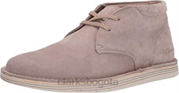 Clarks 0DX8L2324 bota chukka forge stride de ante piedra para hombre clarks hombres gamuza piedra