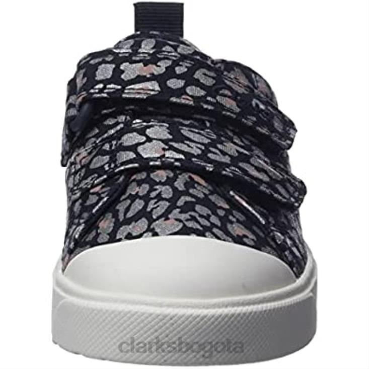 Clarks 0DX8L2329 Zapatilla clarks azul marino combi city bright k para niño niños combinado azul marino