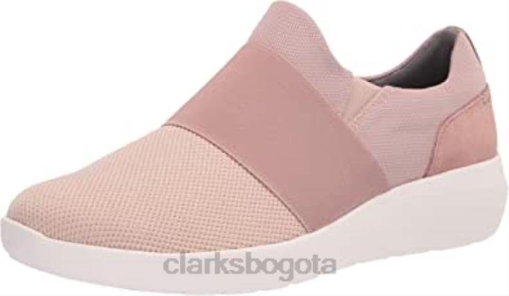 Clarks 0DX8L2331 Zapatilla clarks kayleigh band textil combinada rosa polvoriento para mujer mujer textil combinado rosa empolvado
