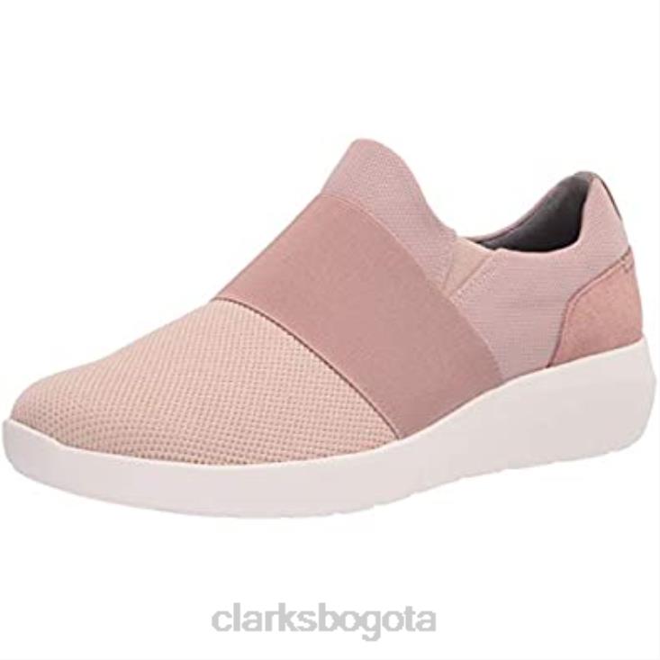 Clarks 0DX8L2331 Zapatilla clarks kayleigh band textil combinada rosa polvoriento para mujer mujer textil combinado rosa empolvado