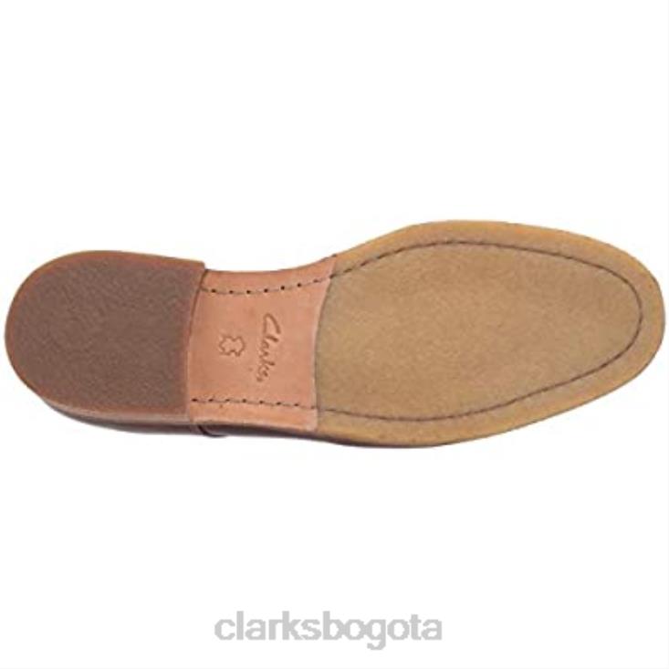 Clarks 0DX8L2336 Delantal Clarkdale de cuero marrón oscuro para hombre Oxford hombres cuero bronceado oscuro
