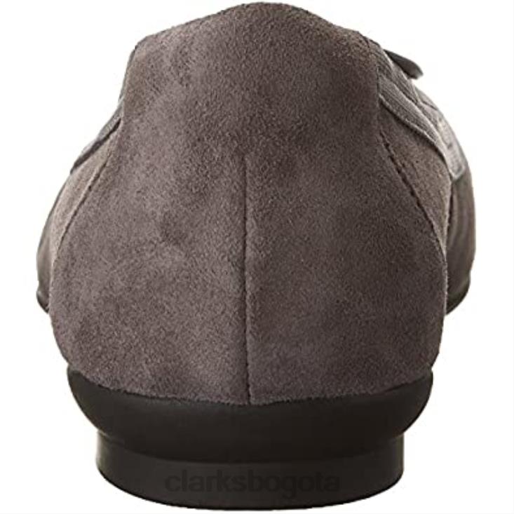 Clarks 0DX8L2339 Clarks ante gris mujer candra blush candra blush mujer gamuza gris