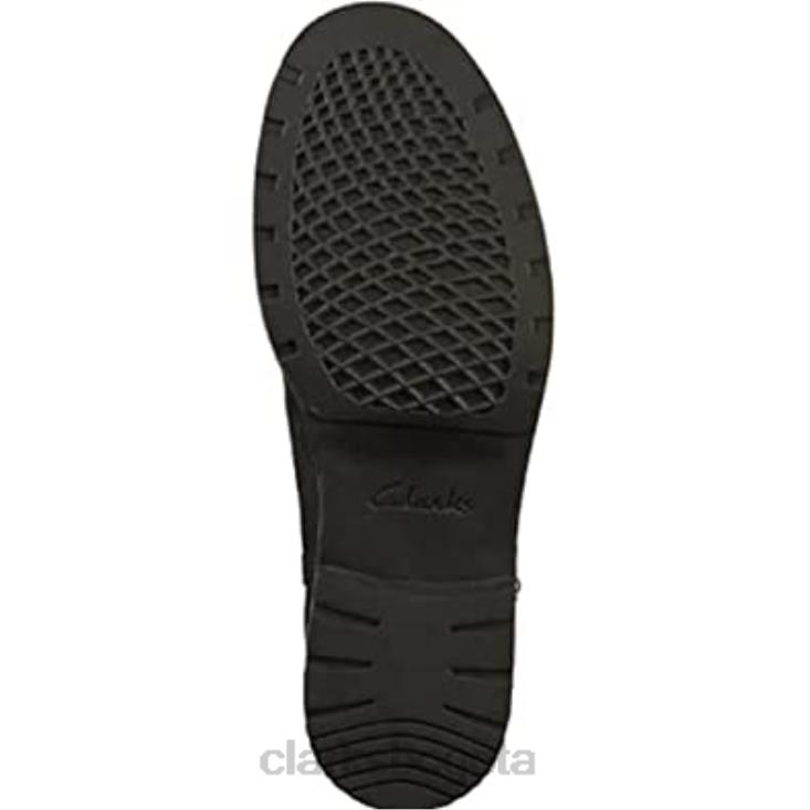 Clarks 0DX8L234 Botas clarks orinoco club de caña corta para mujer negro mujer cuero negro