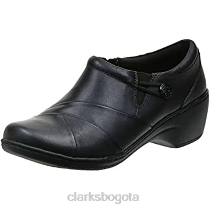 Clarks 0DX8L2342 mocasines channing essa para mujer clarks negros mujer negro