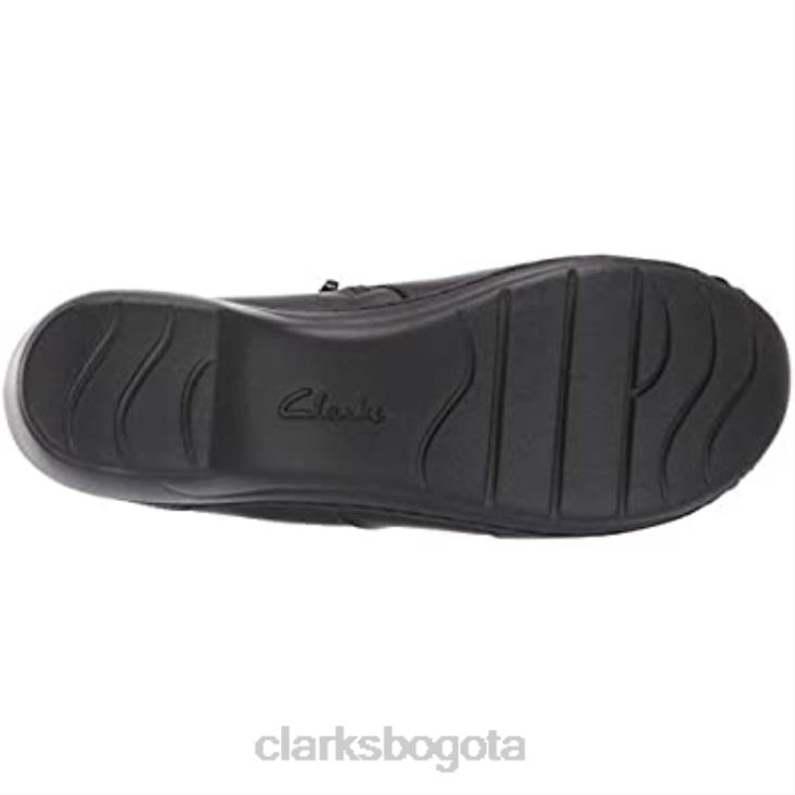 Clarks 0DX8L2342 mocasines channing essa para mujer clarks negros mujer negro