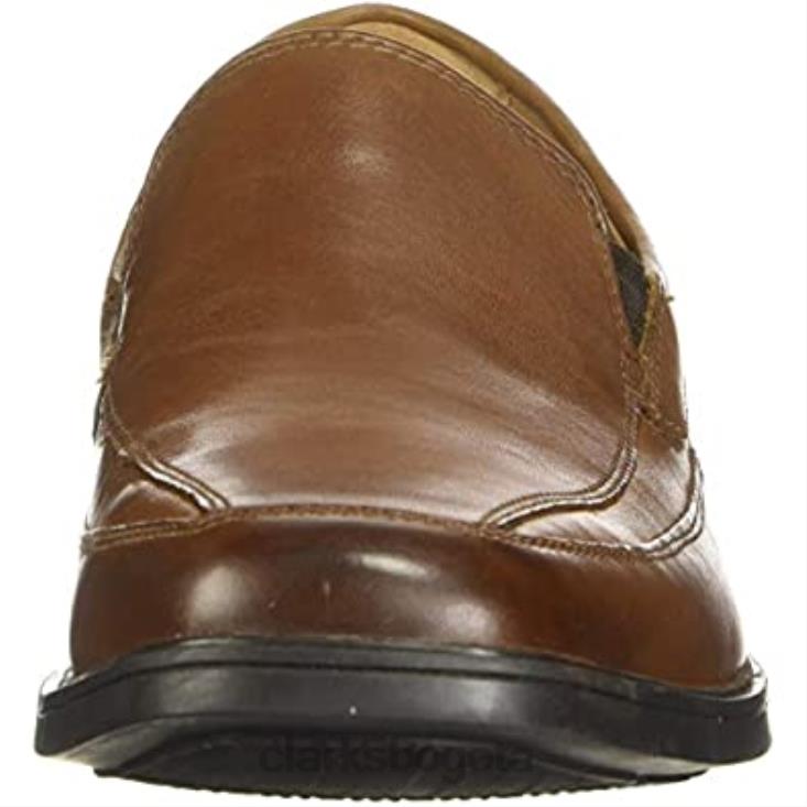 Clarks 0DX8L2348 Mocasines sin cordones tilden free para hombre color tostado oscuro clarks hombres bronceado oscuro