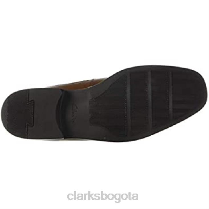 Clarks 0DX8L2348 Mocasines sin cordones tilden free para hombre color tostado oscuro clarks hombres bronceado oscuro