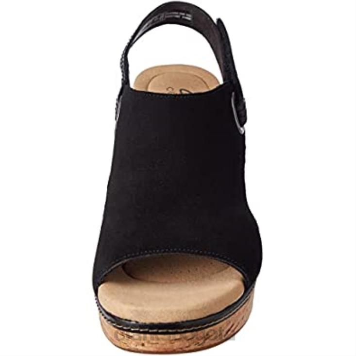 Clarks 0DX8L2350 sandalia giselle sea mujer negro sde clarks mujer negro