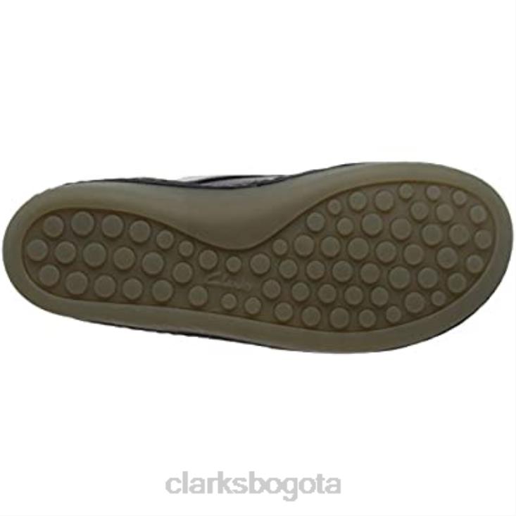 Clarks 0DX8L2353 Zapatilla Clarks Nature IV de cuero negro para hombre hombres cuero negro