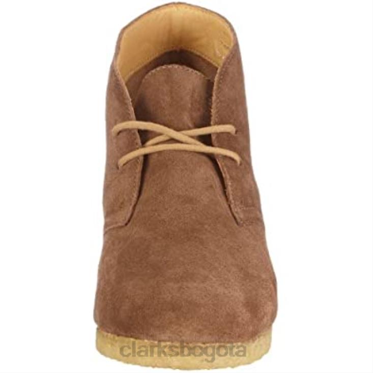 Clarks 0DX8L2357 botas safari yarra mujer clarks ante marrón nogal mujer ante marrón nogal