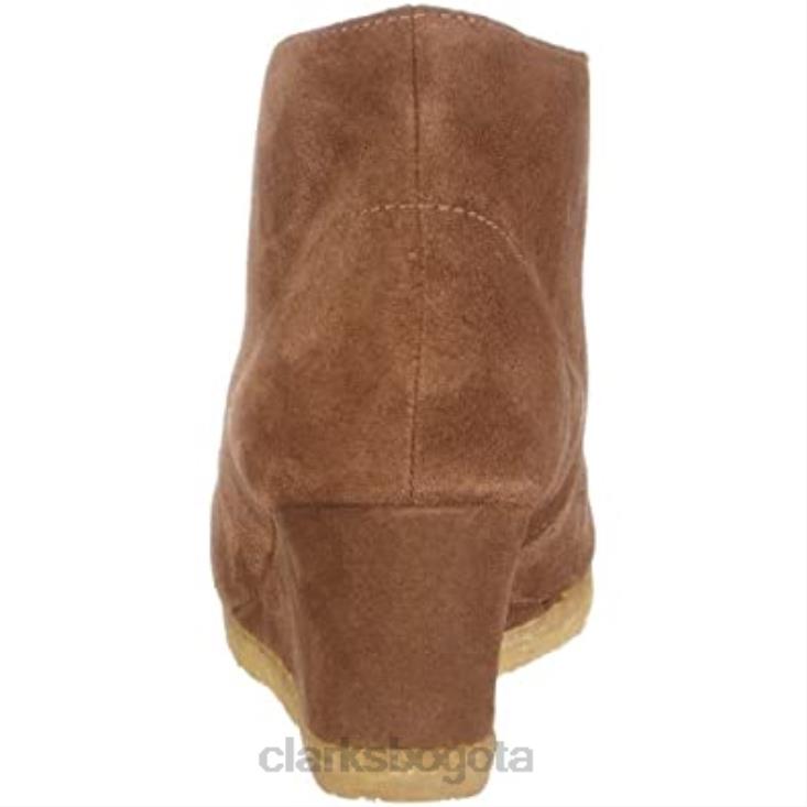 Clarks 0DX8L2357 botas safari yarra mujer clarks ante marrón nogal mujer ante marrón nogal