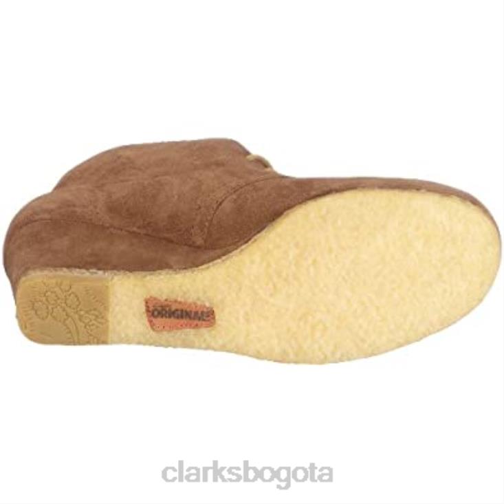 Clarks 0DX8L2357 botas safari yarra mujer clarks ante marrón nogal mujer ante marrón nogal