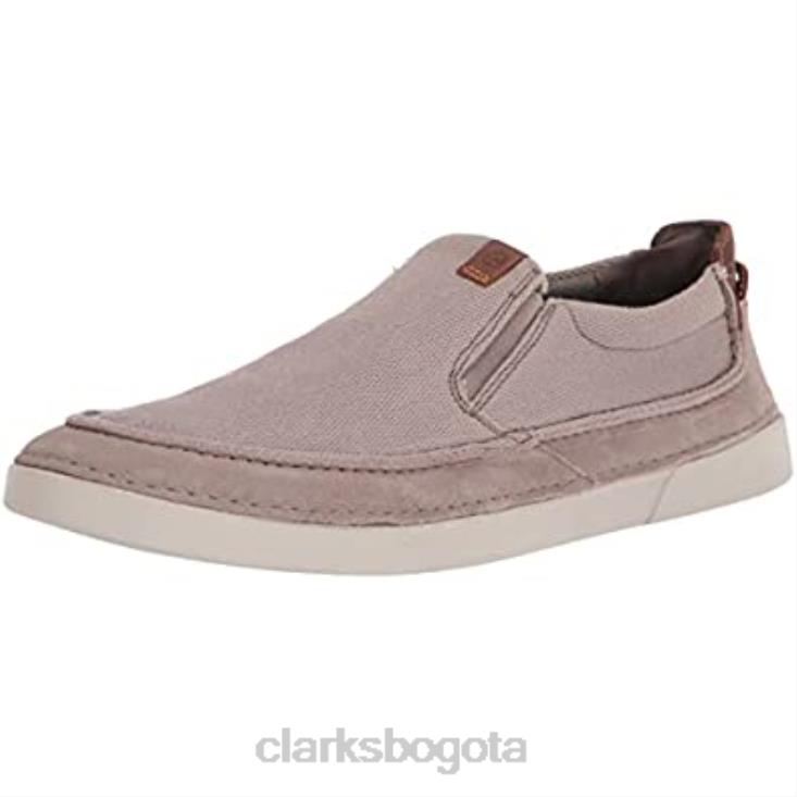 Clarks 0DX8L2358 zapatillas gereld step hombre piedra combi clarks hombres combinación de piedra