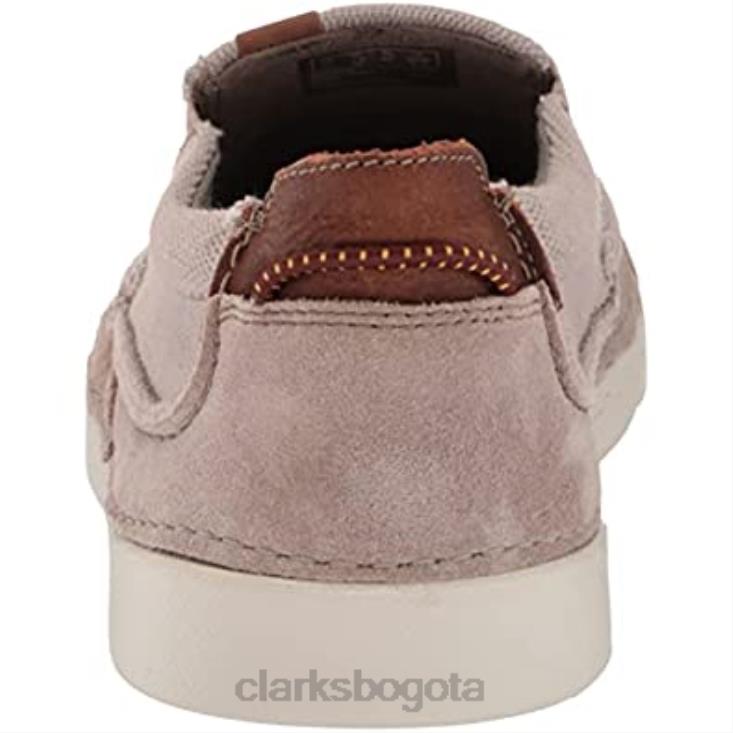 Clarks 0DX8L2358 zapatillas gereld step hombre piedra combi clarks hombres combinación de piedra