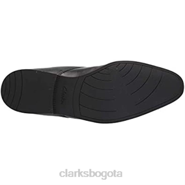 Clarks 0DX8L2359 botín bampton up hombre clarks piel negro hombres cuero negro