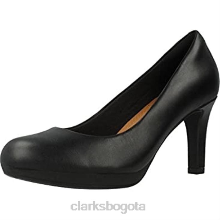 Clarks 0DX8L236 zapatos de tacón cerrados adriel viola negros para mujer clarks mujer cuero negro
