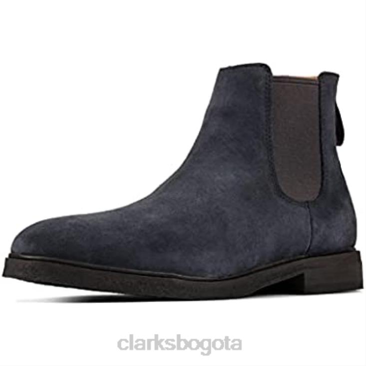 Clarks 0DX8L2361 Botas chelsea clarks clarkdale gobi azul marino para hombre hombres Armada