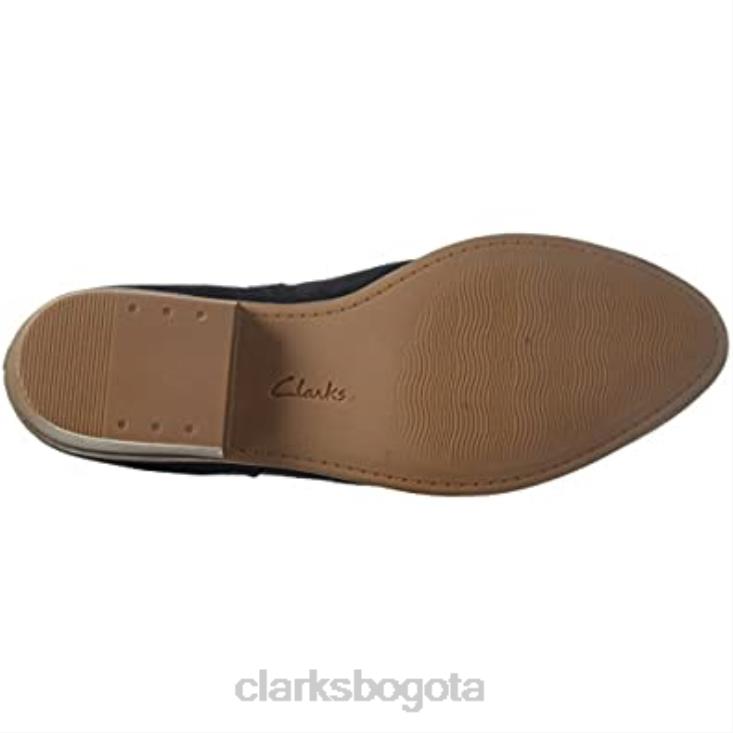Clarks 0DX8L2363 Botín clarks addiy carisa de mujer en ante negro mujer ante negro