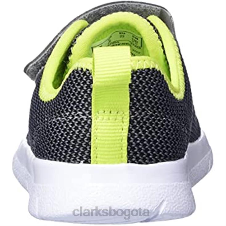 Clarks 0DX8L2365 Zapatilla ath weave t para niño clarks gris combi niños combinado gris