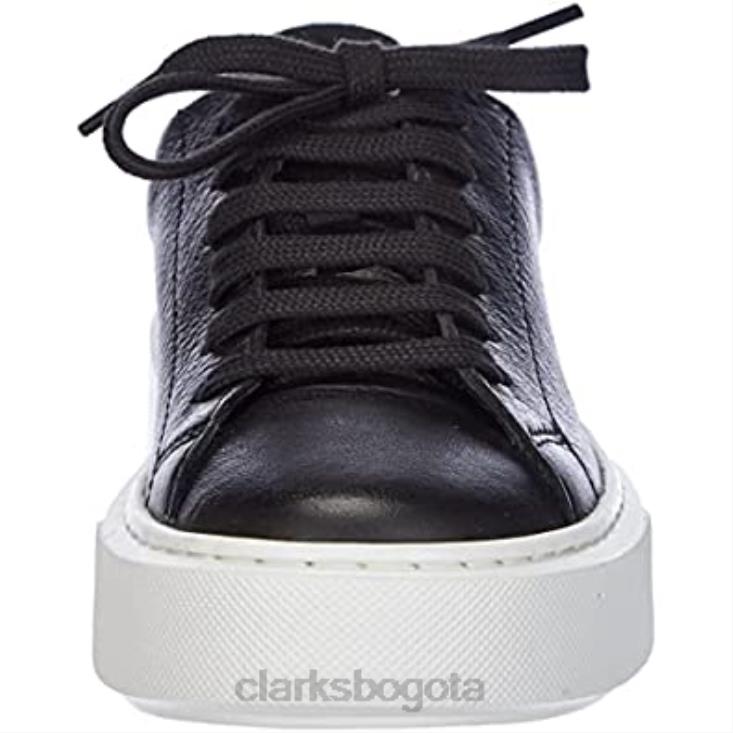 Clarks 0DX8L2367 Zapatilla Hero Lite Lace Mujer Clarks Cuero Negro mujer cuero negro