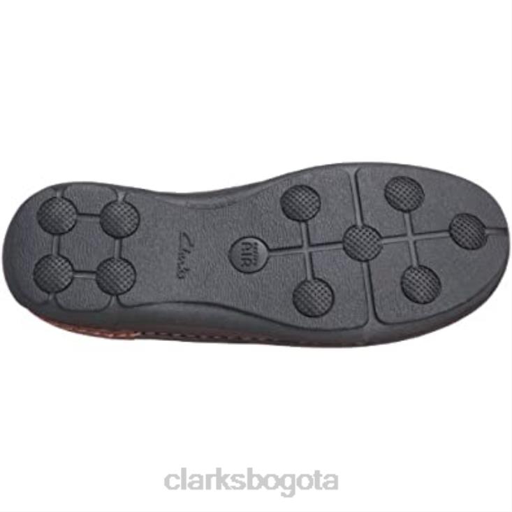 Clarks 0DX8L2378 Mocasines Clarks Nature Easy para hombre de cuero caoba ny hombres cuero caoba