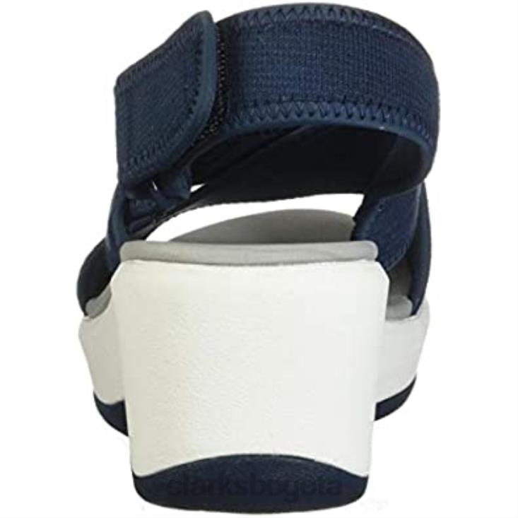 Clarks 0DX8L2379 Sandalia clarks step cali cove de textil azul marino para mujer mujer textil azul marino