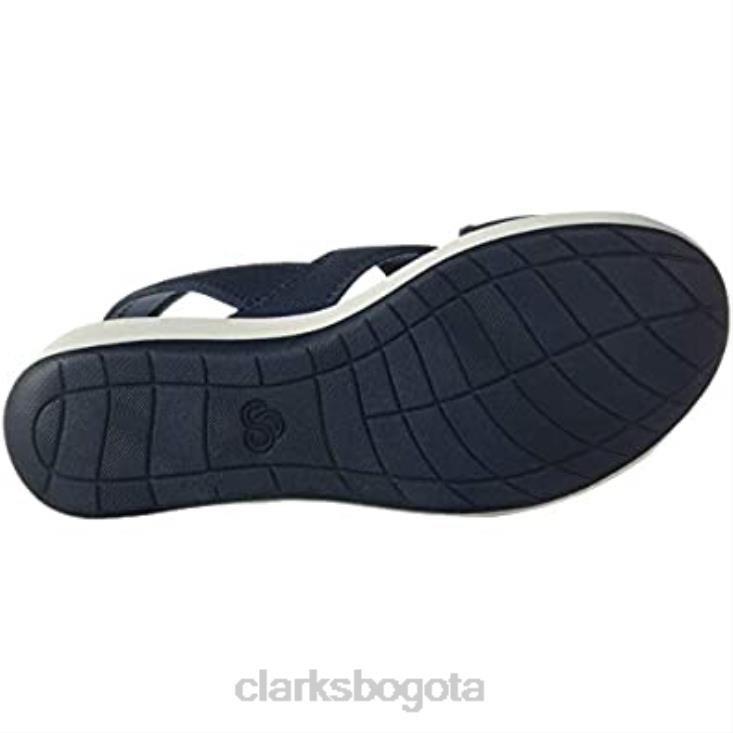 Clarks 0DX8L2379 Sandalia clarks step cali cove de textil azul marino para mujer mujer textil azul marino