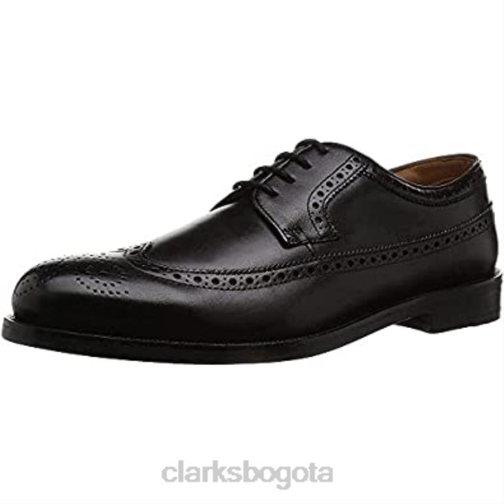 Clarks 0DX8L238 derbis coling limit hombre clarks negros hombres cuero negro