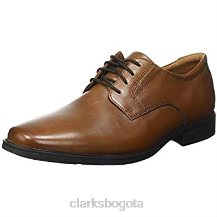 Clarks 0DX8L2381 clarks tilden plaoxford marrón hombre hombres marrón