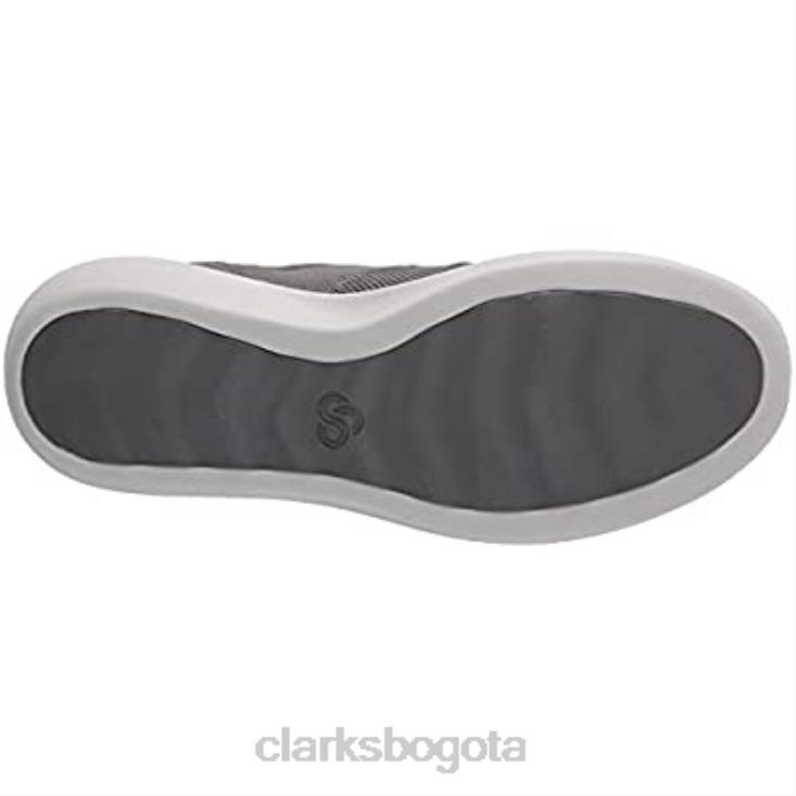 Clarks 0DX8L2384 Clarks textil gris para hombre Step Urban Low Oxford hombres textil gris