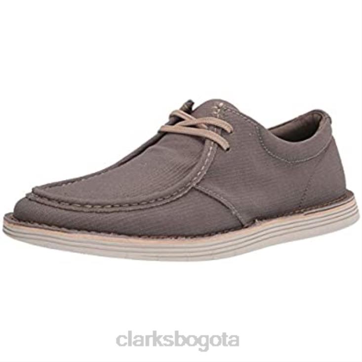Clarks 0DX8L2388 zapatillas forge run de lona verde oliva para hombre clarks hombres lona oliva