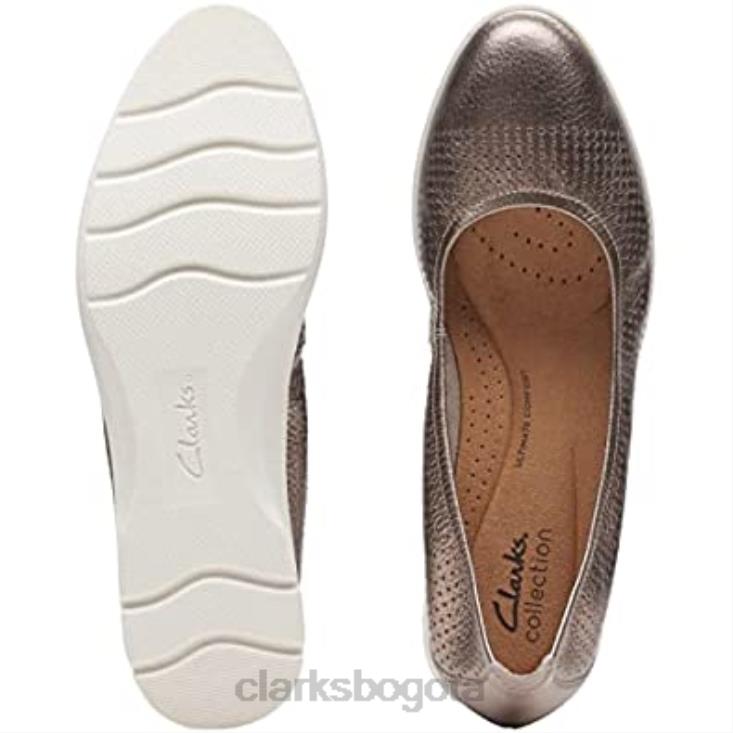 Clarks 0DX8L2397 bailarinas jenette easy mujer clarks rojo mujer