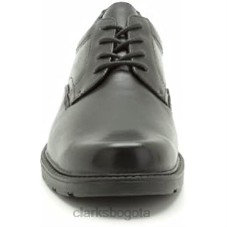 Clarks 0DX8L2420 hombre guarida planegro cuero cuero 6 clarks hombres