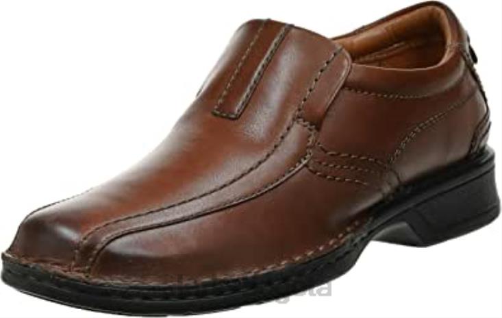 Clarks 0DX8L2431 escalón escalade hombre cuero marrón clarks cuero marrón hombres cuero marrón