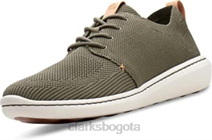 Clarks 0DX8L2433 Zapatilla clarks step urban mix de hombre verde caqui hombres verde caqui