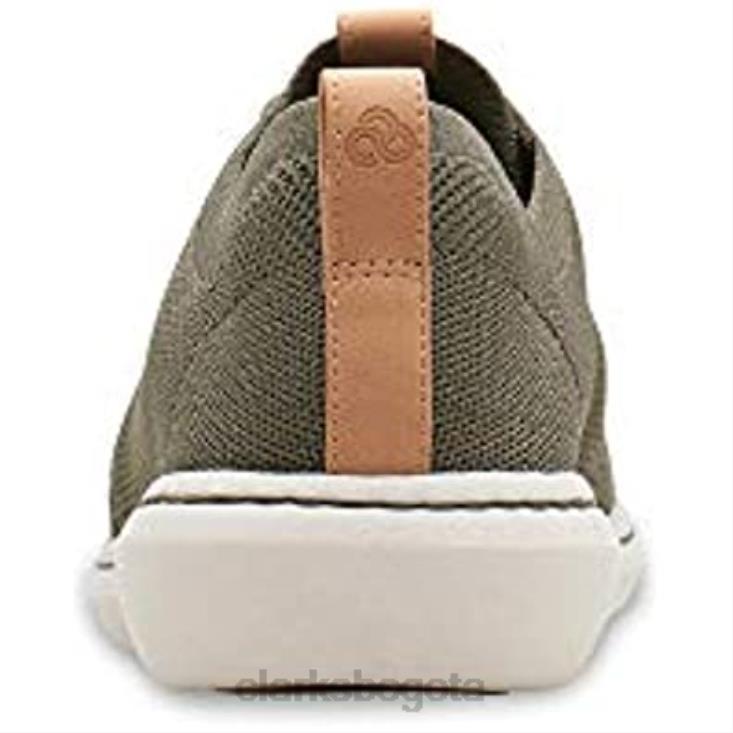 Clarks 0DX8L2433 Zapatilla clarks step urban mix de hombre verde caqui hombres verde caqui